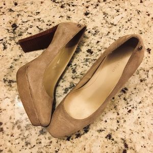 Calvin Klein “Malissa” Taupe Platform